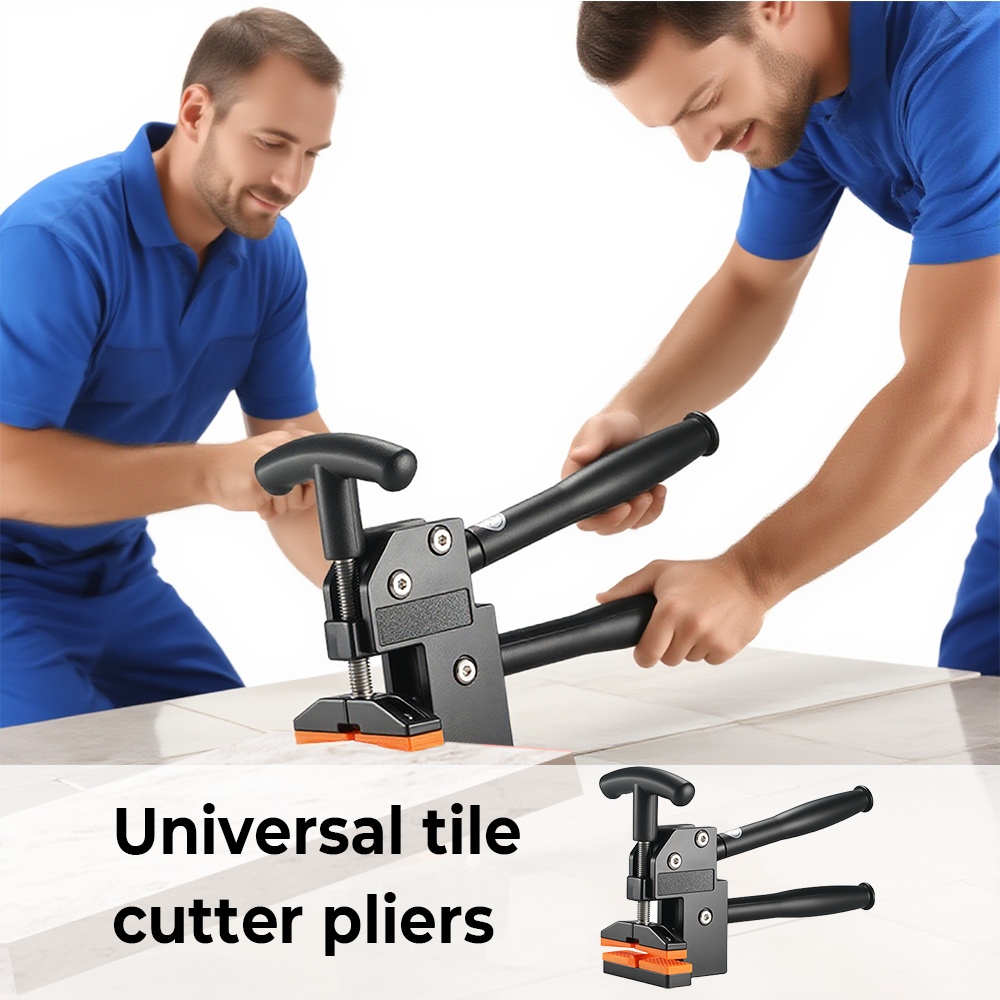 Pinza per rompere piastrelle per carichi pesanti Taglierina manuale per piastrelle Costruzione in alluminio Maniglie rivestite in gomma per progetti di ristrutturazione domestica