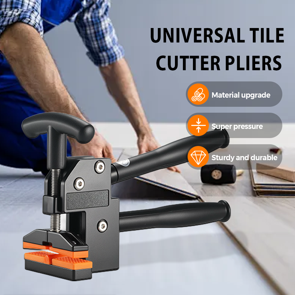 Pinza per rompere piastrelle per carichi pesanti Taglierina manuale per piastrelle Costruzione in alluminio Maniglie rivestite in gomma per progetti di ristrutturazione domestica