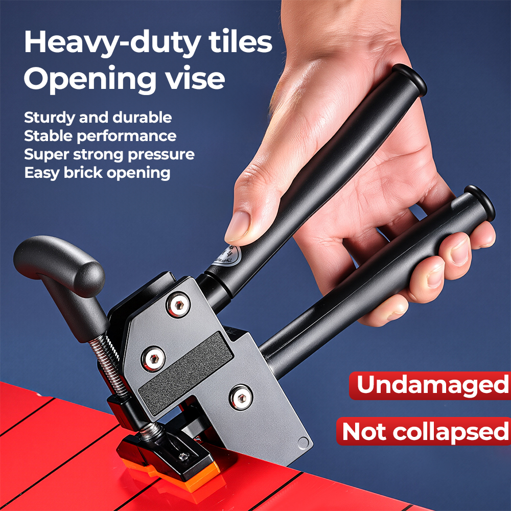Pinza per rompere piastrelle per carichi pesanti Taglierina manuale per piastrelle Costruzione in alluminio Maniglie rivestite in gomma per progetti di ristrutturazione domestica