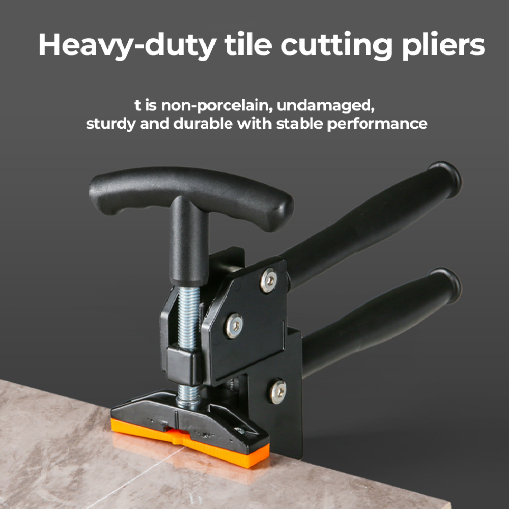 Pinza per rompere piastrelle per carichi pesanti Taglierina manuale per piastrelle Costruzione in alluminio Maniglie rivestite in gomma per progetti di ristrutturazione domestica