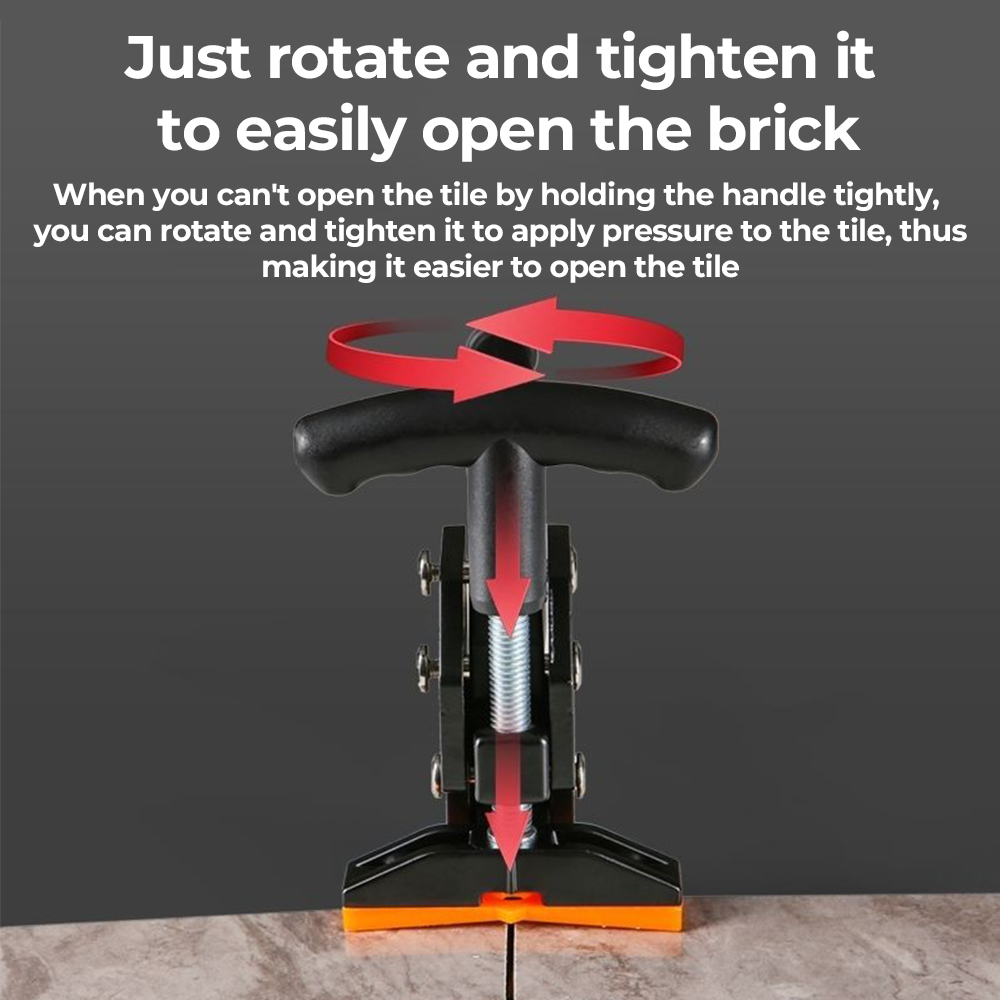 Pinza per rompere piastrelle per carichi pesanti Taglierina manuale per piastrelle Costruzione in alluminio Maniglie rivestite in gomma per progetti di ristrutturazione domestica