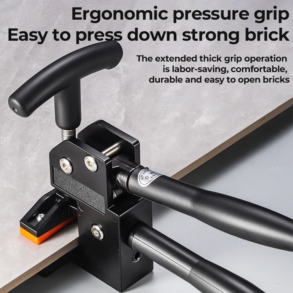 Pinza per rompere piastrelle per carichi pesanti Taglierina manuale per piastrelle Costruzione in alluminio Maniglie rivestite in gomma per progetti di ristrutturazione domestica