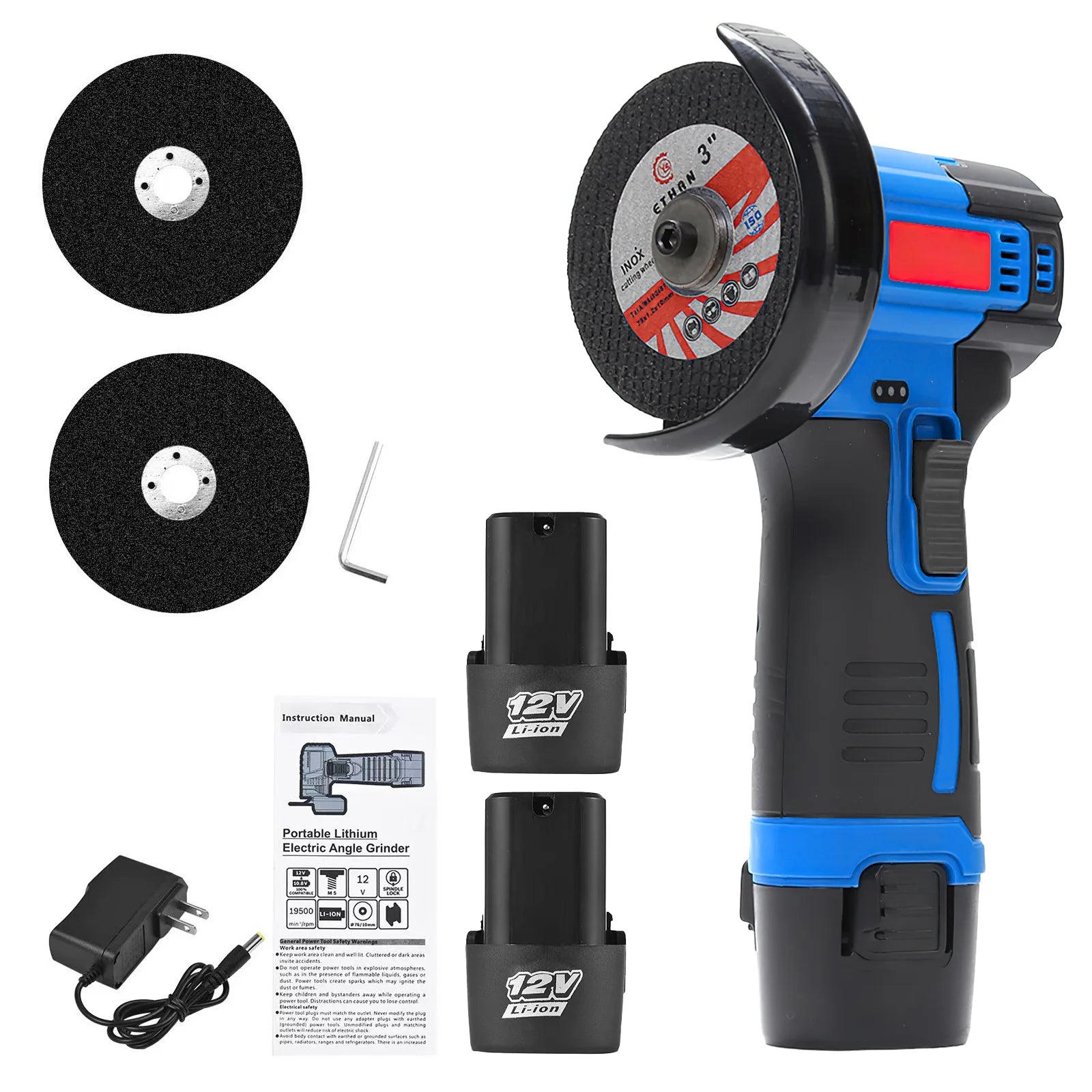 550W 12V Mini Smerigliatrice angolare Rettifica Macchina a batteria Batteria al litio Smerigliatrice ricaricabile Cushing Potere