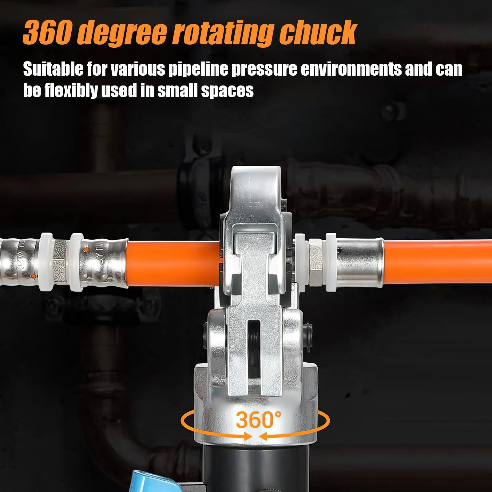 Strumenti di crimpatura per tubi in plastica di alluminio per tubi idraulici Pex CW-1632 crimpatrice idraulica a pressione per PB