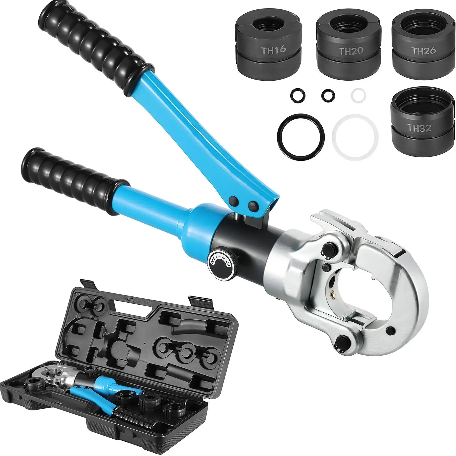 Strumenti di crimpatura per tubi in plastica di alluminio per tubi idraulici Pex CW-1632 crimpatrice idraulica a pressione per PB