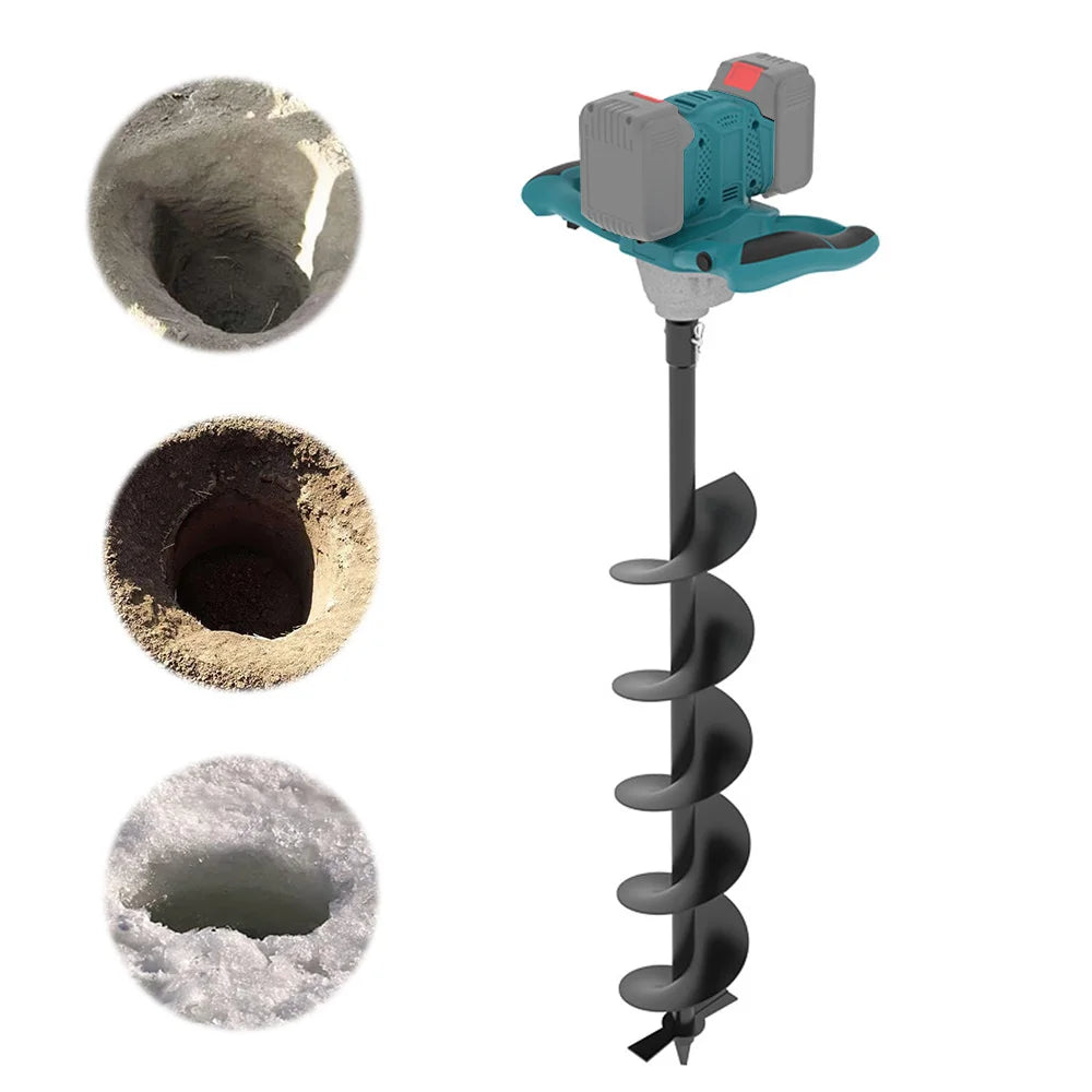 Miscelatore elettrico per calcestruzzo senza fili Miscelatore per intonaco per malta cementizia senza spazzole Miscelatore per miscelazione di vernice per pin batteria Makita 18V