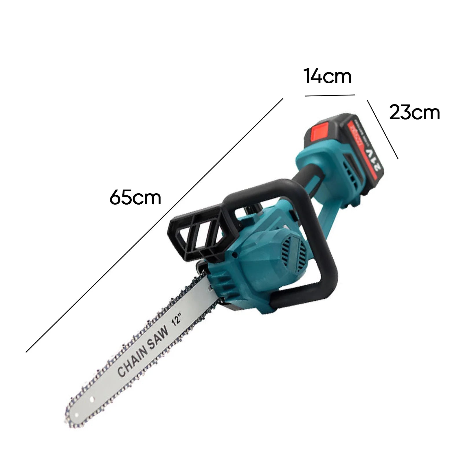 1500W Brushless 12 Pollici Motosega Elettrica Cordless Prepotente Lavorazione Del Legno Strumento di Potere Palmare Tazza Da Giardino Per Makita 18V Batteria