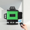 Laser 4D a 16 linee Livello 3 °   Strumento di livellamento con funzione autolivellante Linea di adesivi murali a terra omnidirezionale con supporto per treppiede
