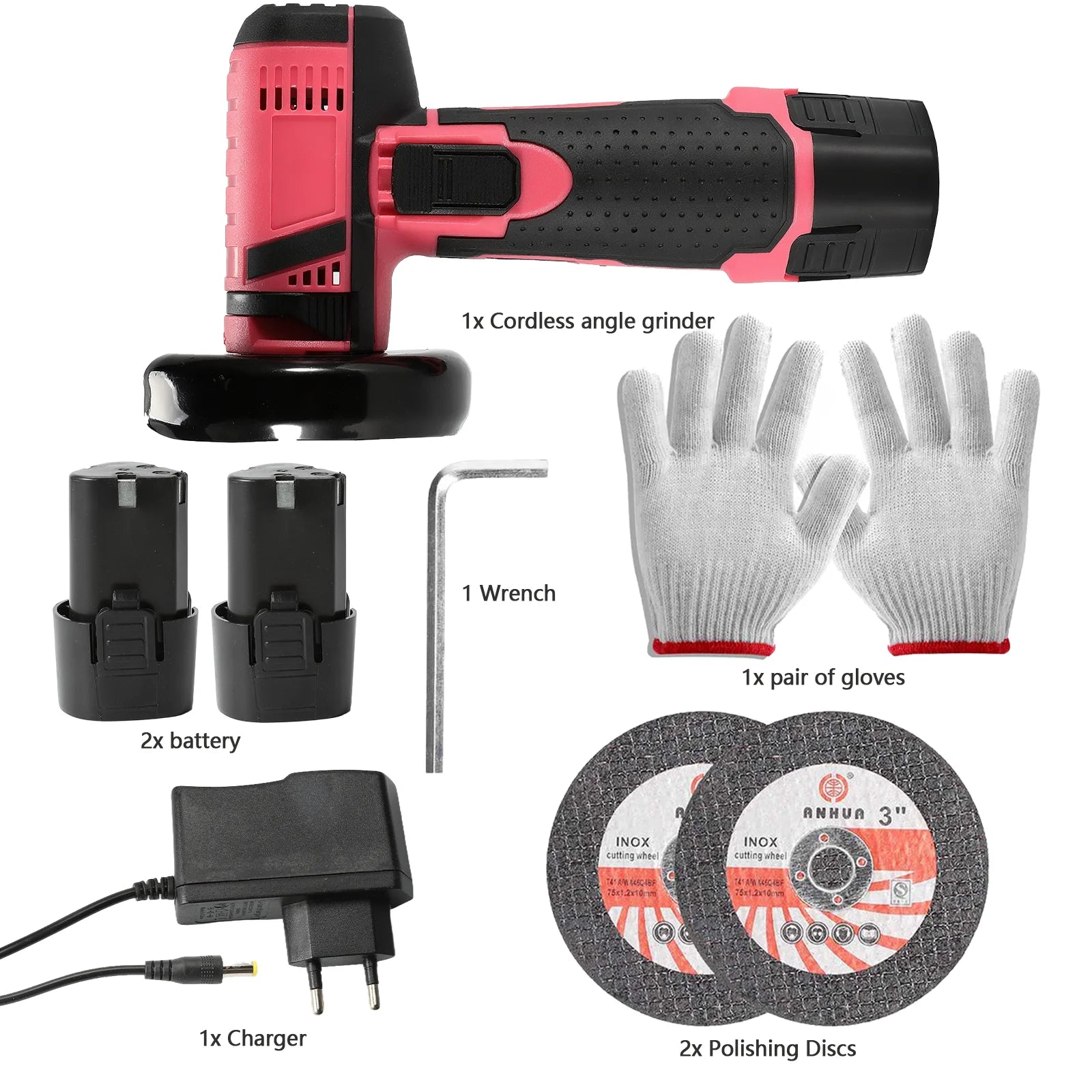 19500 giri/min 12V Mini smerigliatrice angolare rettificatrice a batteria batteria al litio smerigliatrice ricaricabile potere di ammortizzazione