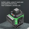Laser 4D a 16 linee Livello 3 °   Strumento di livellamento con funzione autolivellante Linea di adesivi murali a terra omnidirezionale con supporto per treppiede