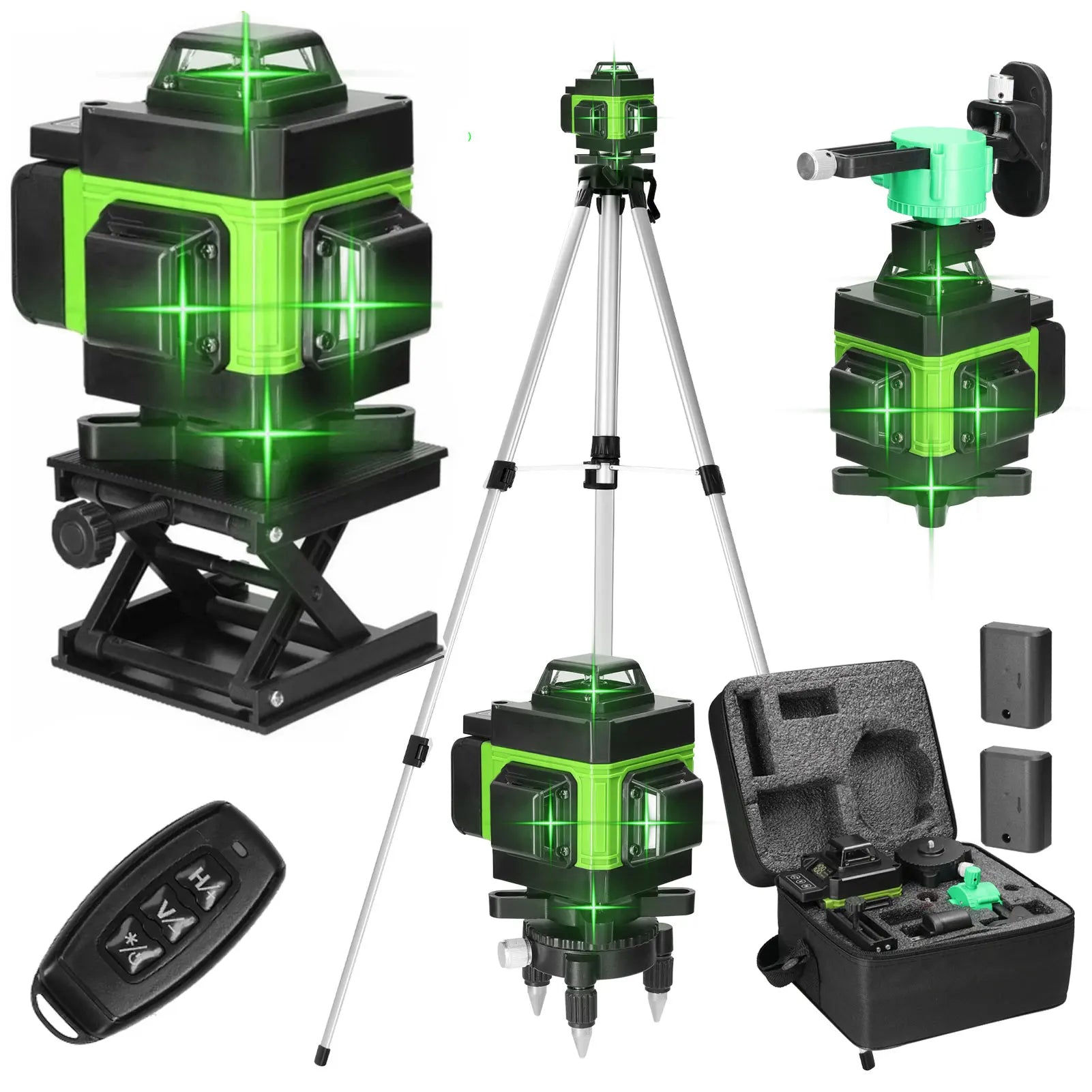 16 linee 4D livello Laser linea verde autolivellante 360 livello Laser di potenza orizzontale e verticale strumenti di costruzione professionali