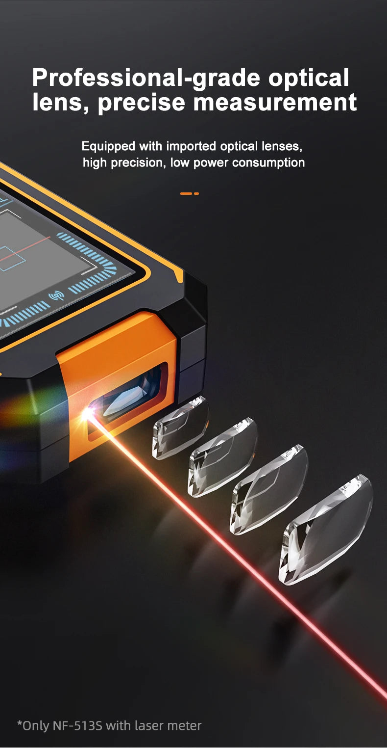 NOYAFA Scanner portatile per metal detector da parete con foro di posizionamento Fili CA in legno Tubi metallici Rebarrili Strumento di rilevamento Cerca filo