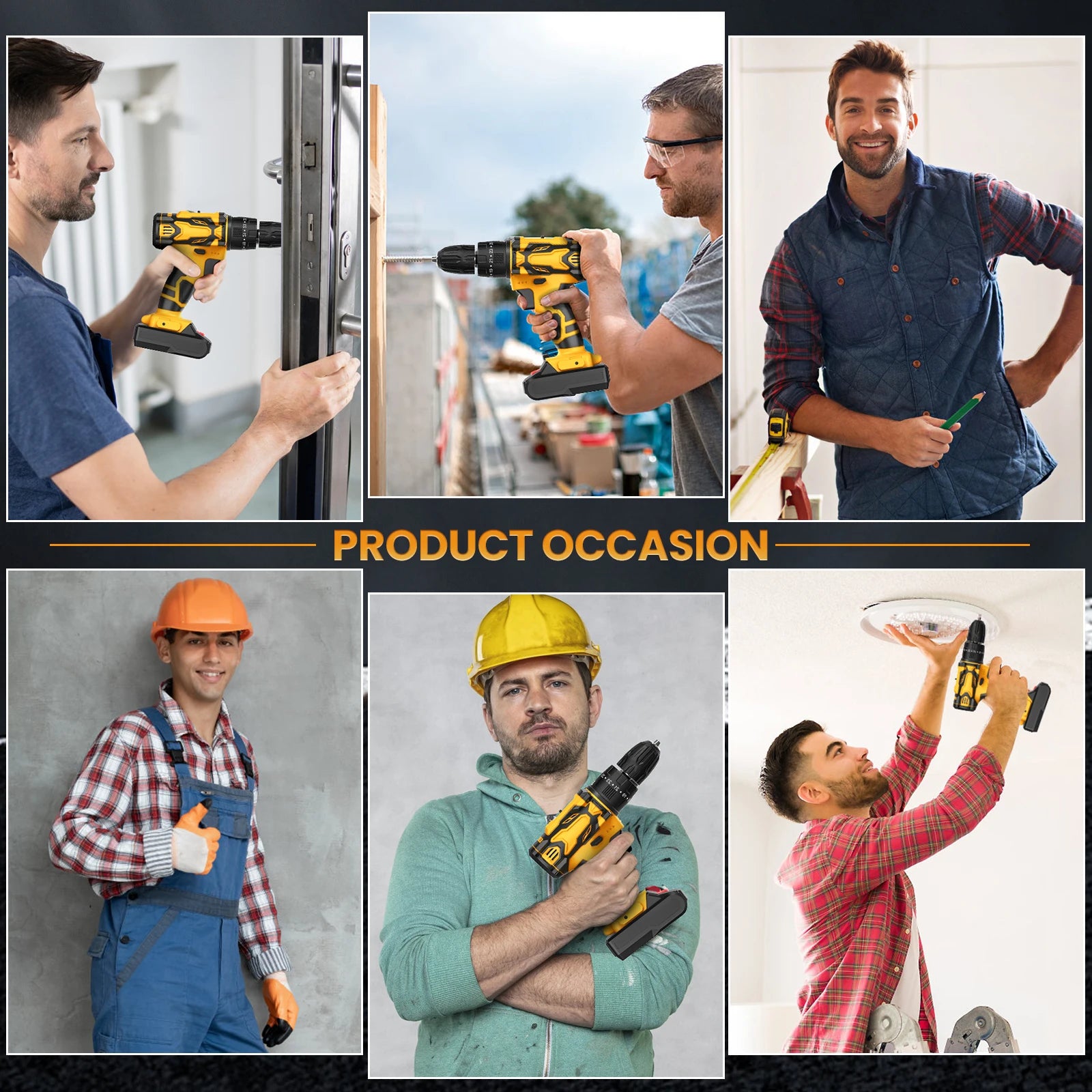 1500 giri/min Driver per schermo elettrico Martello Tenda a batteria Impatto Utensile elettrico multifunzionale 25 + 3 Coppia per batteria Makita 18V