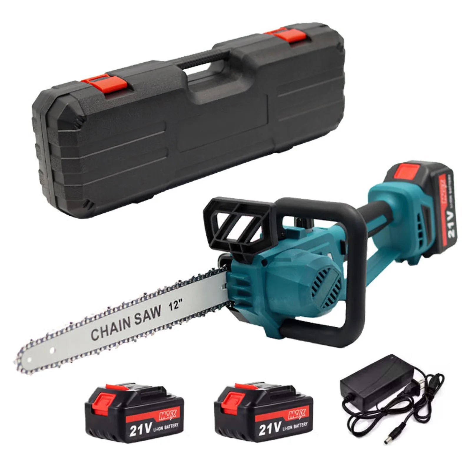 1500W Brushless 12 Pollici Motosega Elettrica Cordless Prepotente Lavorazione Del Legno Strumento di Potere Palmare Tazza Da Giardino Per Makita 18V Batteria