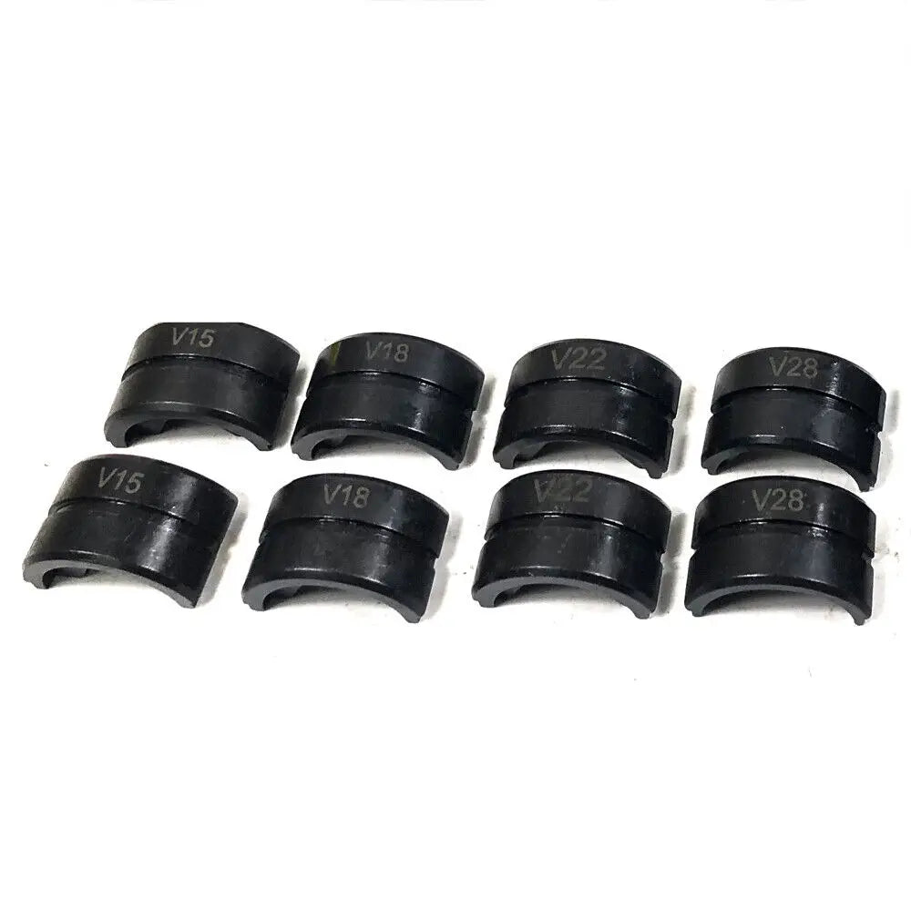 Pinza a crimpare idraulica Tubo in acciaio inossidabile 6T con 9 stampi per pressa in rame V12-28 TH 16-32mm