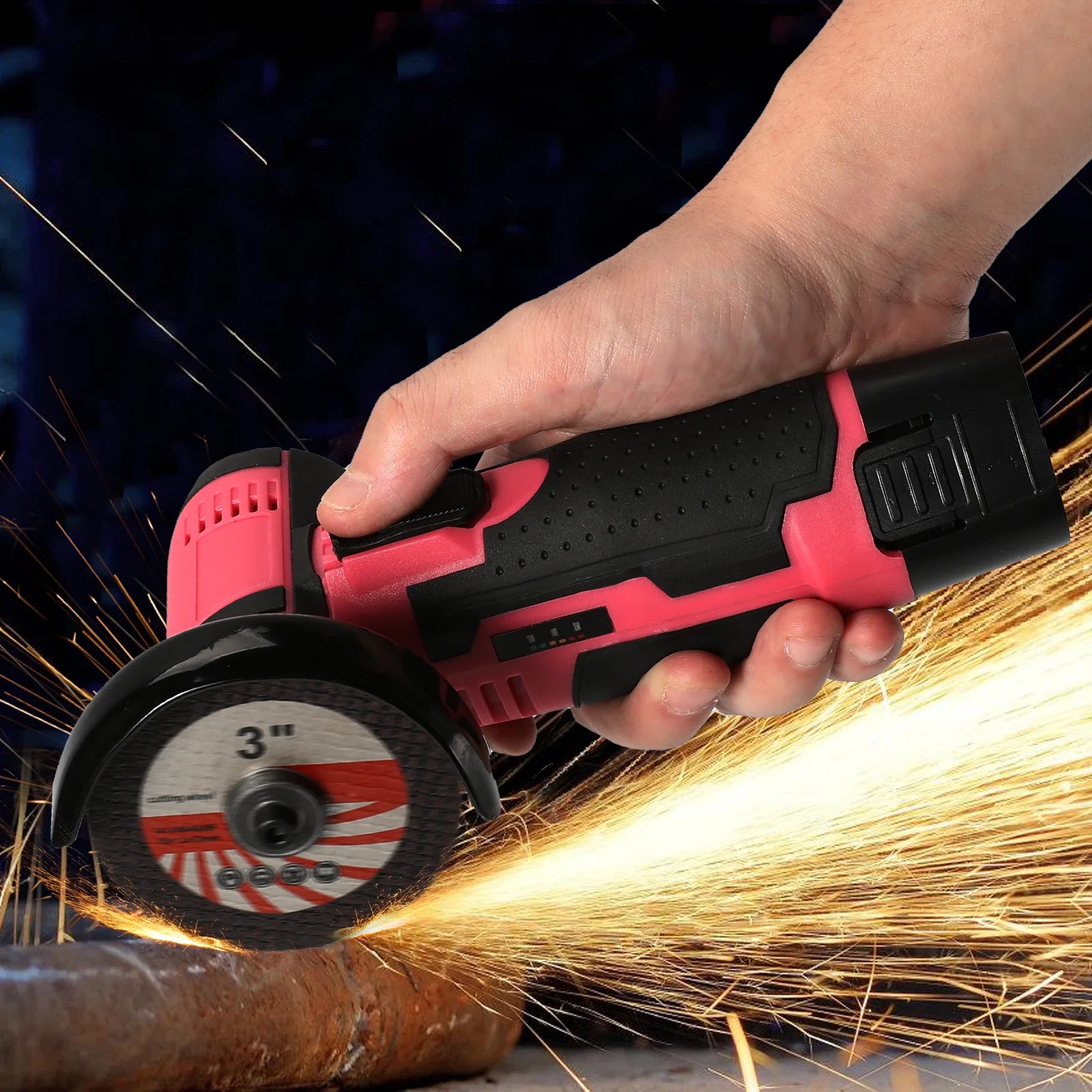 19500 giri/min 12V Mini smerigliatrice angolare rettificatrice a batteria batteria al litio smerigliatrice ricaricabile potere di ammortizzazione