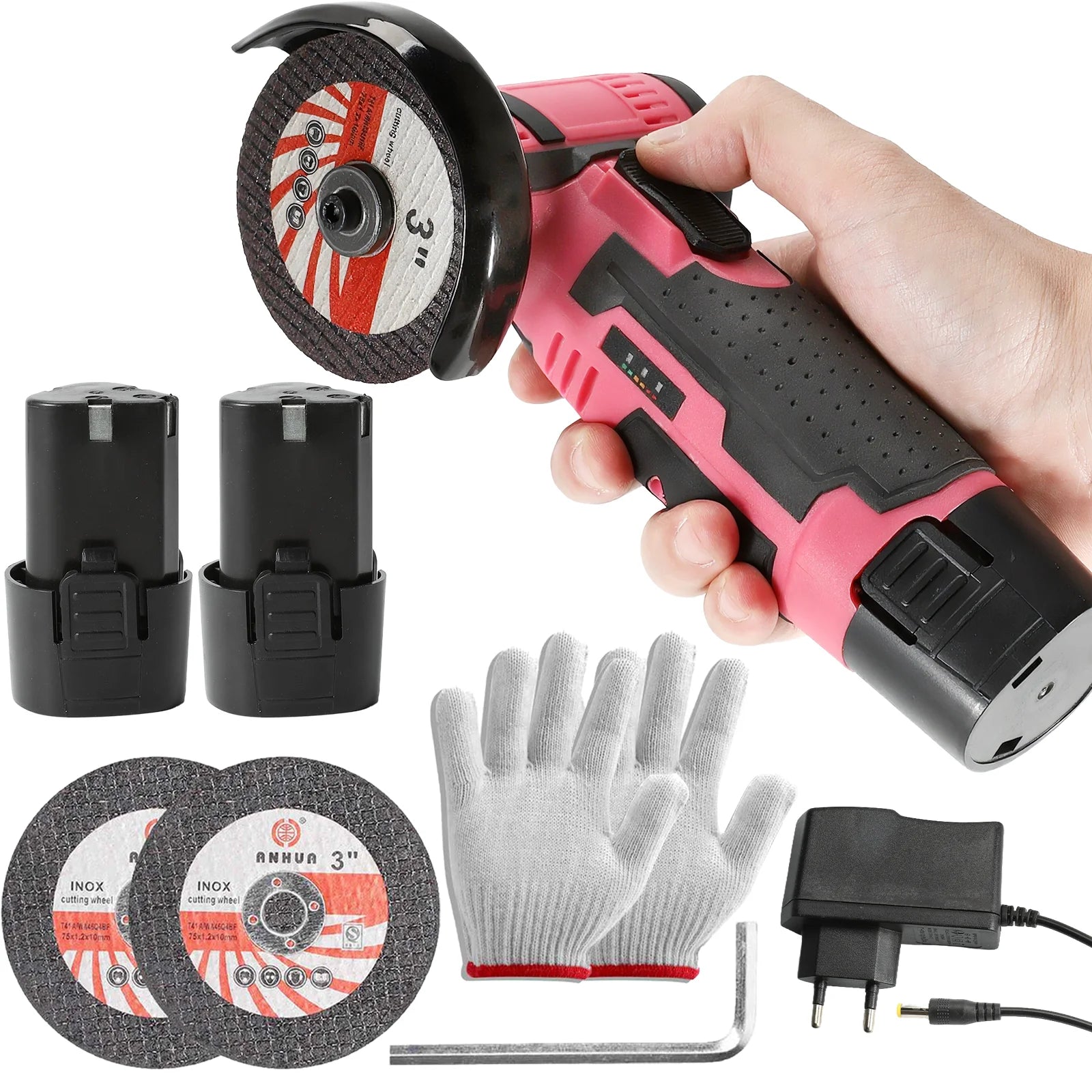 19500 giri/min 12V Mini smerigliatrice angolare rettificatrice a batteria batteria al litio smerigliatrice ricaricabile potere di ammortizzazione