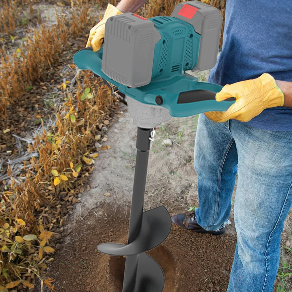 Trapano a terra elettrico ad alta potenza Trapano a terra senza fili senza spazzole Foratura invernale Frutteto di ghiaccio Piantagione agricola Macchine speciali