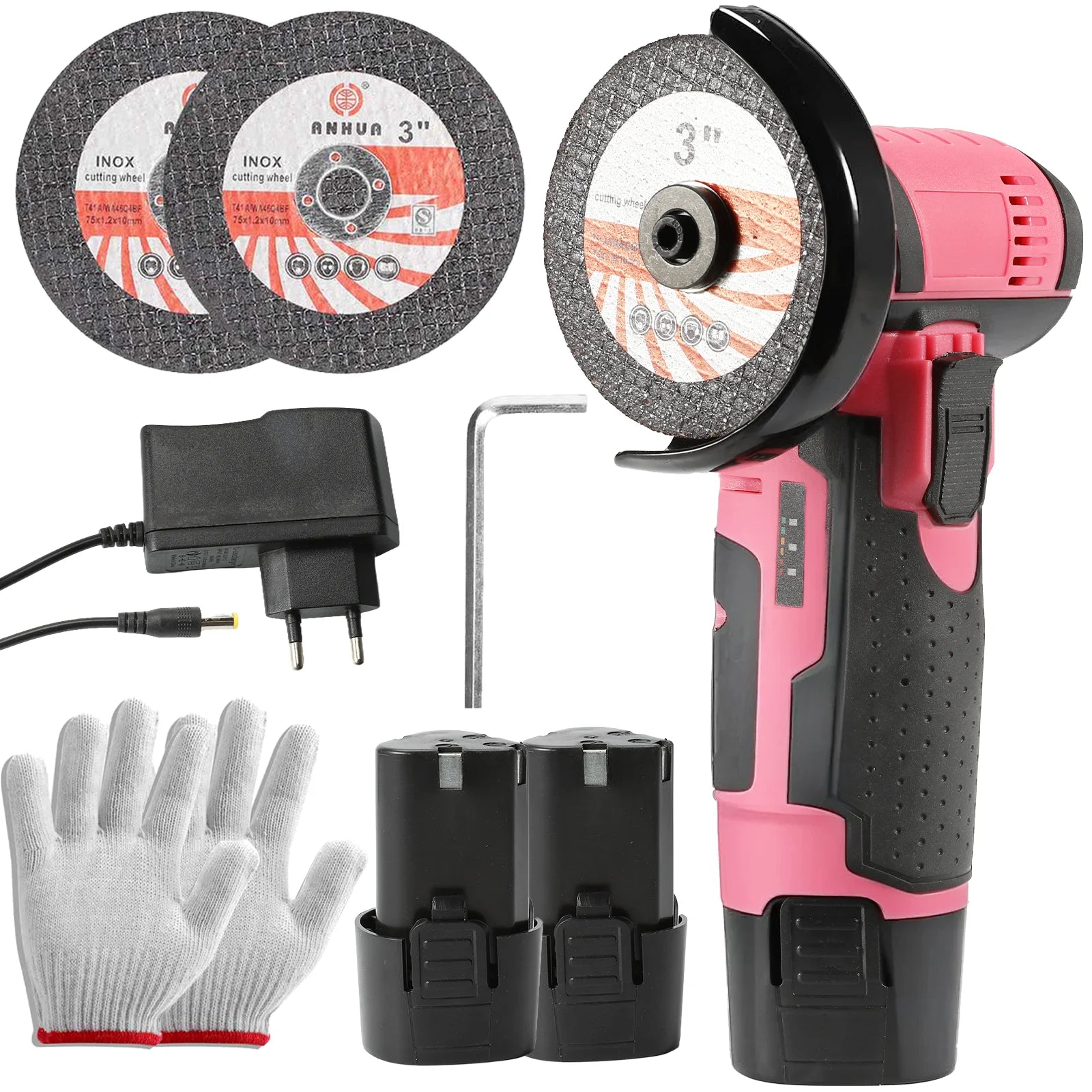 19500 giri/min 12V Mini smerigliatrice angolare rettificatrice a batteria batteria al litio smerigliatrice ricaricabile potere di ammortizzazione