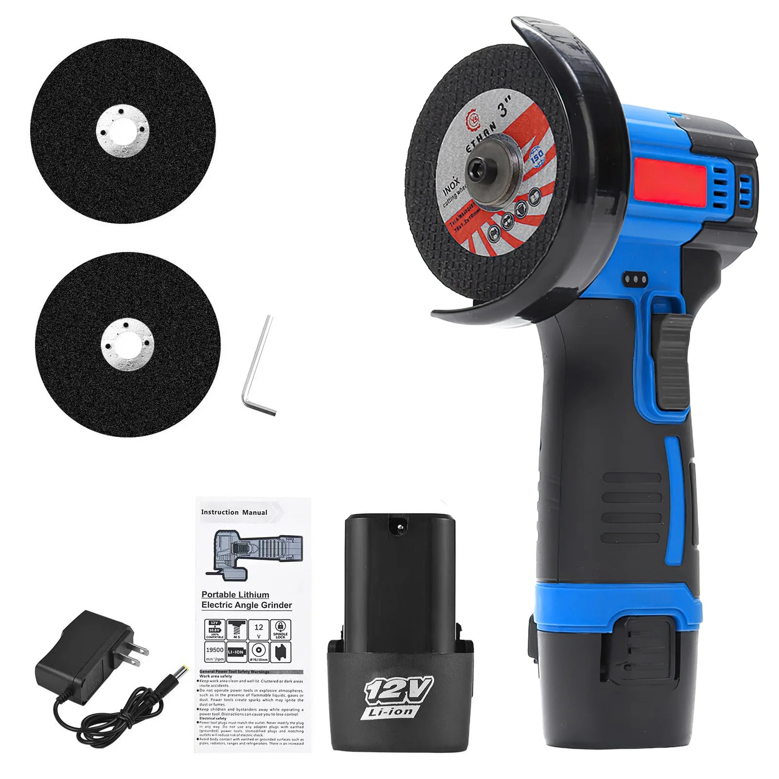 550W 12V Mini Smerigliatrice angolare Rettifica Macchina a batteria Batteria al litio Smerigliatrice ricaricabile Cushing Potere