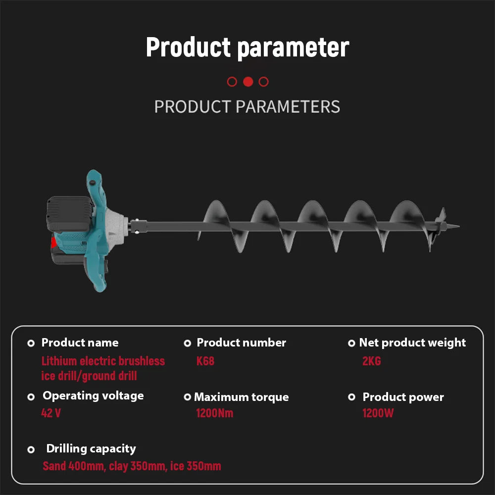 Miscelatore elettrico per calcestruzzo senza fili Miscelatore per intonaco per malta cementizia senza spazzole Miscelatore per miscelazione di vernice per pin batteria Makita 18V