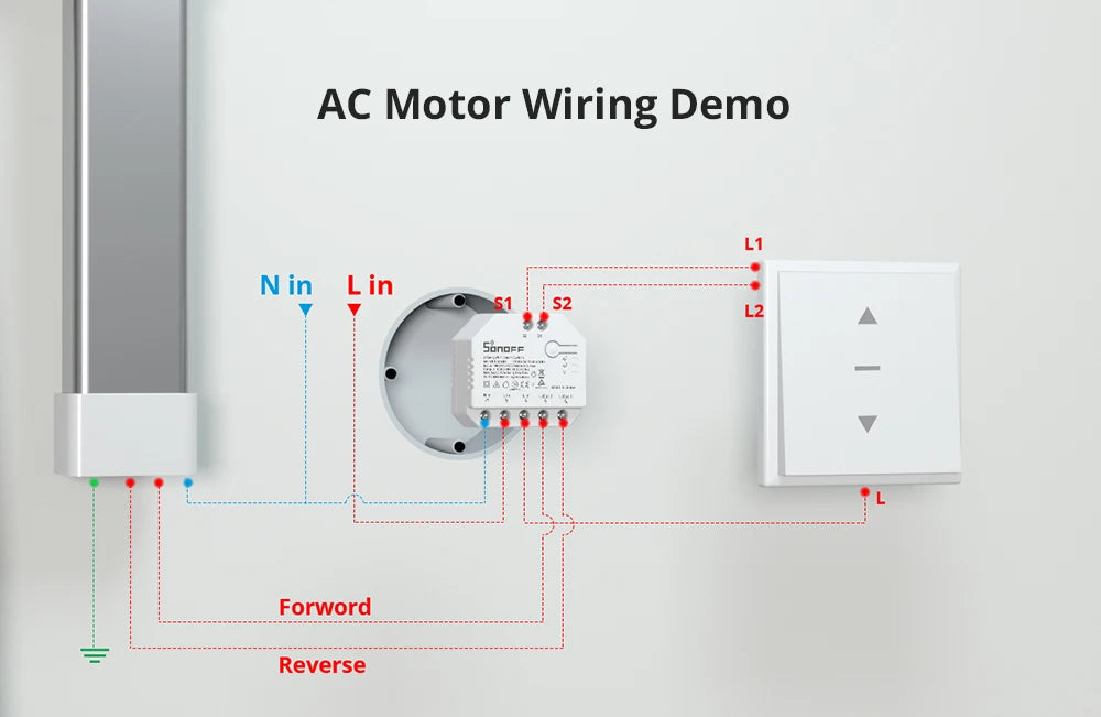 SONOFF Dual R3 2 Gang Wifi Smart Switch Modulo relè doppio con misurazione della potenza Controllo intelligente dell'interruttore dell'otturatore a rullo tramite ewelink