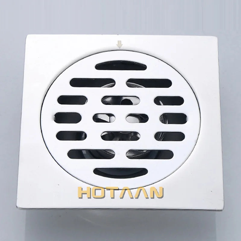 Scarico Doccia Spessore SUS 304 #   Scarico a pavimento in acciaio inossidabile Bagno comune WC Cucina Balcone Dedicato per prevenire gli odori