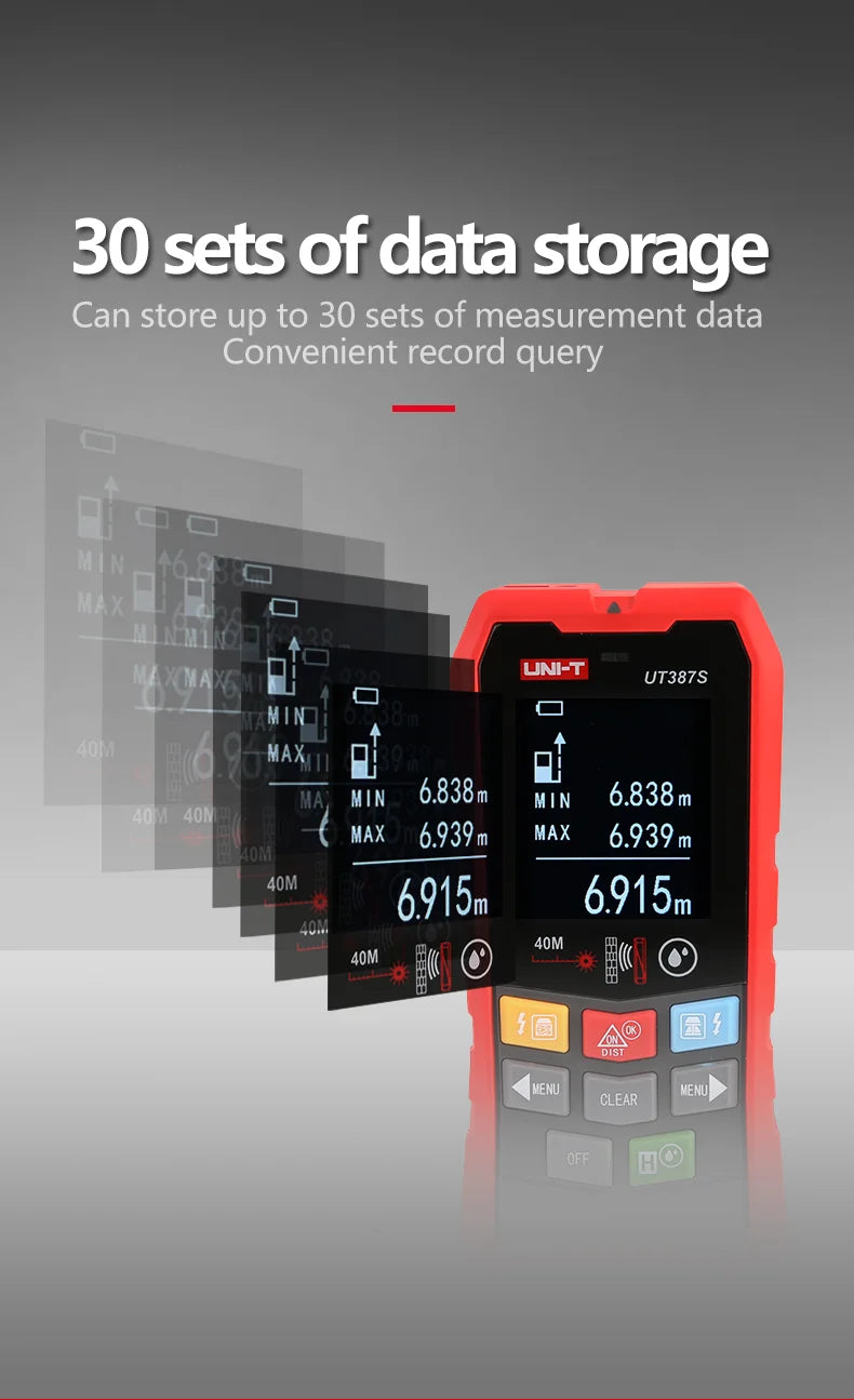 UNI-T Scanner da parete UT387E UT387S UT387LM 4 in 1 Metal Detector Wood Stud Finder Tensione CA Cavi sotto tensione Fili Profondità Tracker