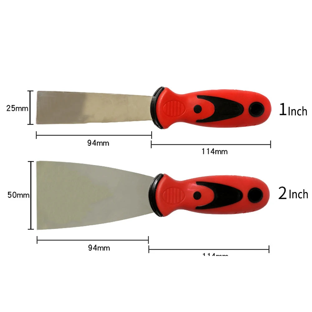 Raschietto per vernice per stucco Raschietto per vernice da parete in acciaio inossidabile Pala per gesso Coltello per stucco Raschietto Lama per stucco Strumento per riempimento manuale