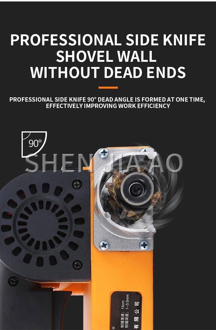 Nessuna piallatrice per pareti in polvere paletta per pareti portatile macchina per piani grezzi ristrutturazione di pareti vecchie stucco No Dead Corner Wall Shove Tool