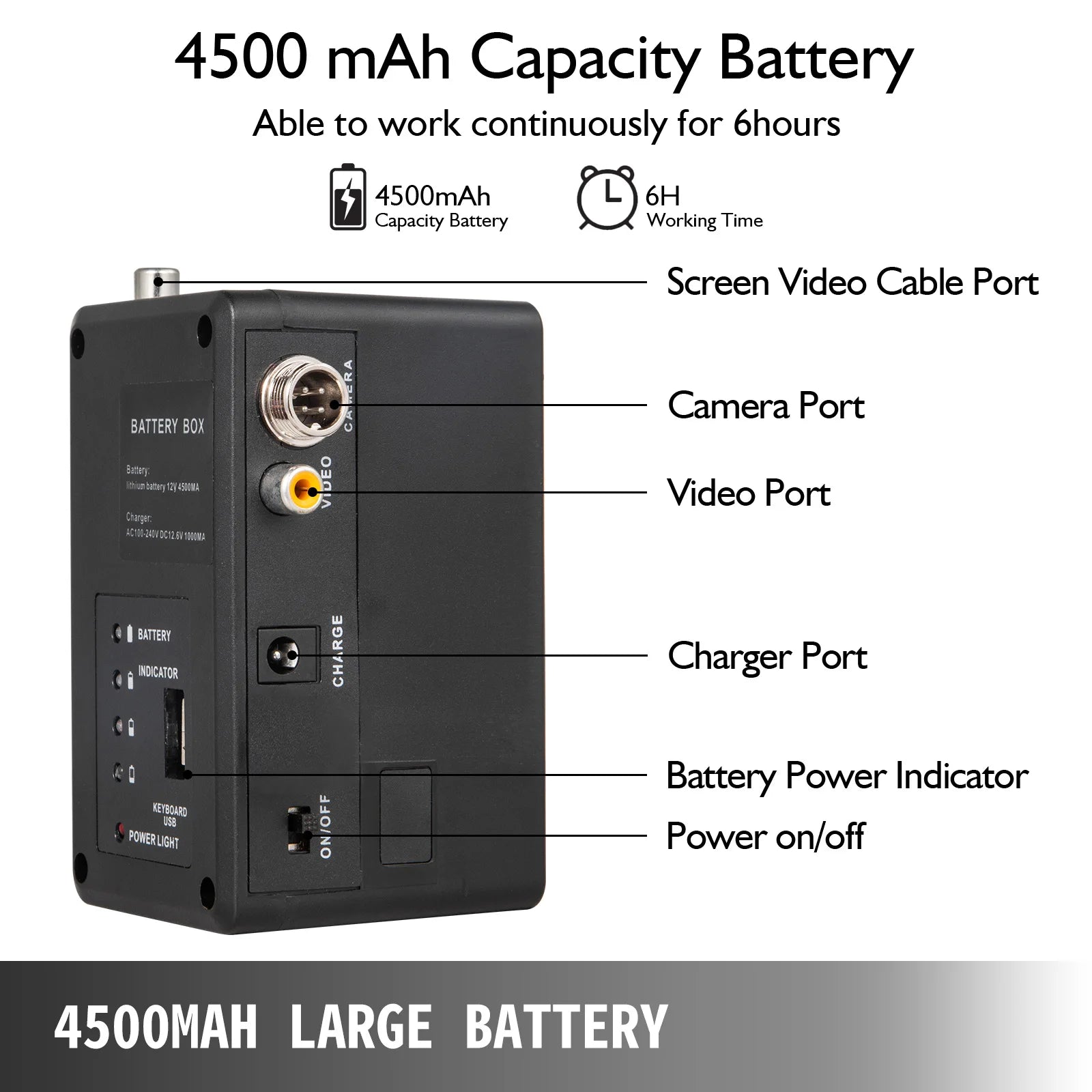 SucceBuy Videocamera per ispezione tubi Funzione di registrazione DVR Monitor da 7/9 pollici 20/30/50M IP68 Endoscopio industriale per condotte fognarie