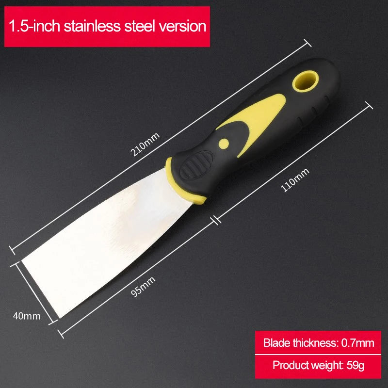 1/1.5/2/2.5/3/4/5 Pollici Multifunzionale Stucco Coltello Spatola In Acciaio Inox Stucco Raschietto Spatola di Pulizia Strumenti di Costruzione FAI DA TE