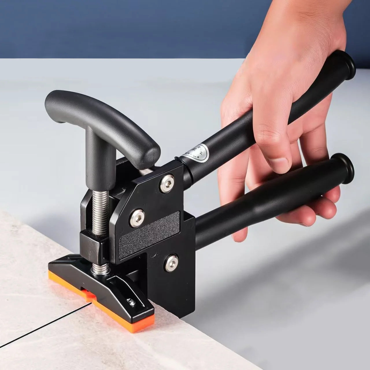 Pinza per rompere piastrelle per carichi pesanti Taglierina manuale per piastrelle Costruzione in alluminio Maniglie rivestite in gomma per progetti di ristrutturazione domestica