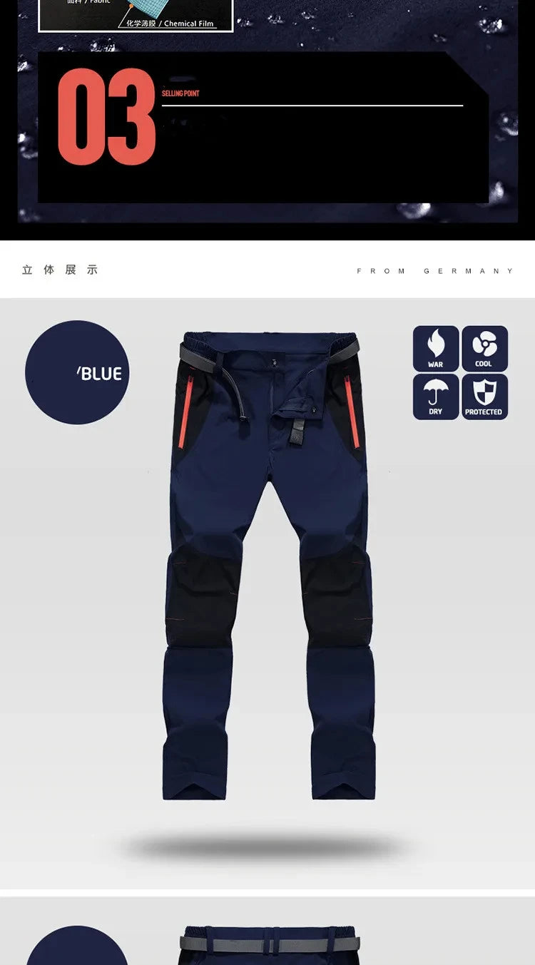 Pantaloni cargo tattici impermeabili da uomo primavera estate pantaloni lunghi ad asciugatura rapida sport all'aria aperta trekking campeggio pantaloni da pesca 4XL