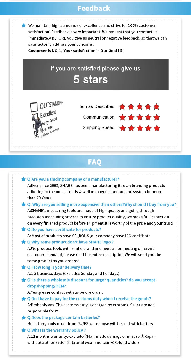 Shahe Mini Chiave dinamometrica 1/4 "3/8" 1/2 "Chiave portatile Chiave dinamometrica con testa a cricchetto bidirezionale Utensili manuali digitali AWM