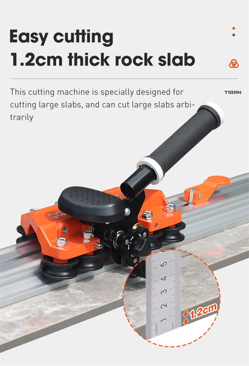 2025 Aggiornamento Nuova tagliatrice manuale per piastrelle Lastra di roccia ad alta precisione Lastra di piastrelle di grandi dimensioni Artefatto da taglio con coltello a spinta