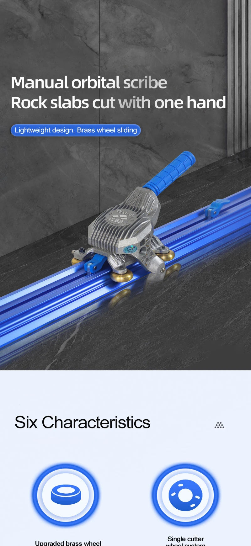 2025 ad alta precisione 2000/3000mm Rock Plate Track Knife piastrelle per pavimenti taglio speciale coltello manuale nuova macchina da taglio taglia piastrelle taglierino professionale fai da te utensili