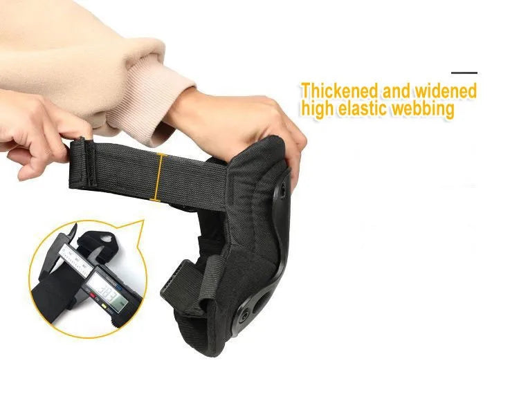 Ginocchiera tattica mimetica unisex Gomitiere Protezione per ginocchio per uomo Donna Sport all'aria aperta Lavoro Caccia Pattinaggio Attrezzatura di sicurezza Ginocchiera