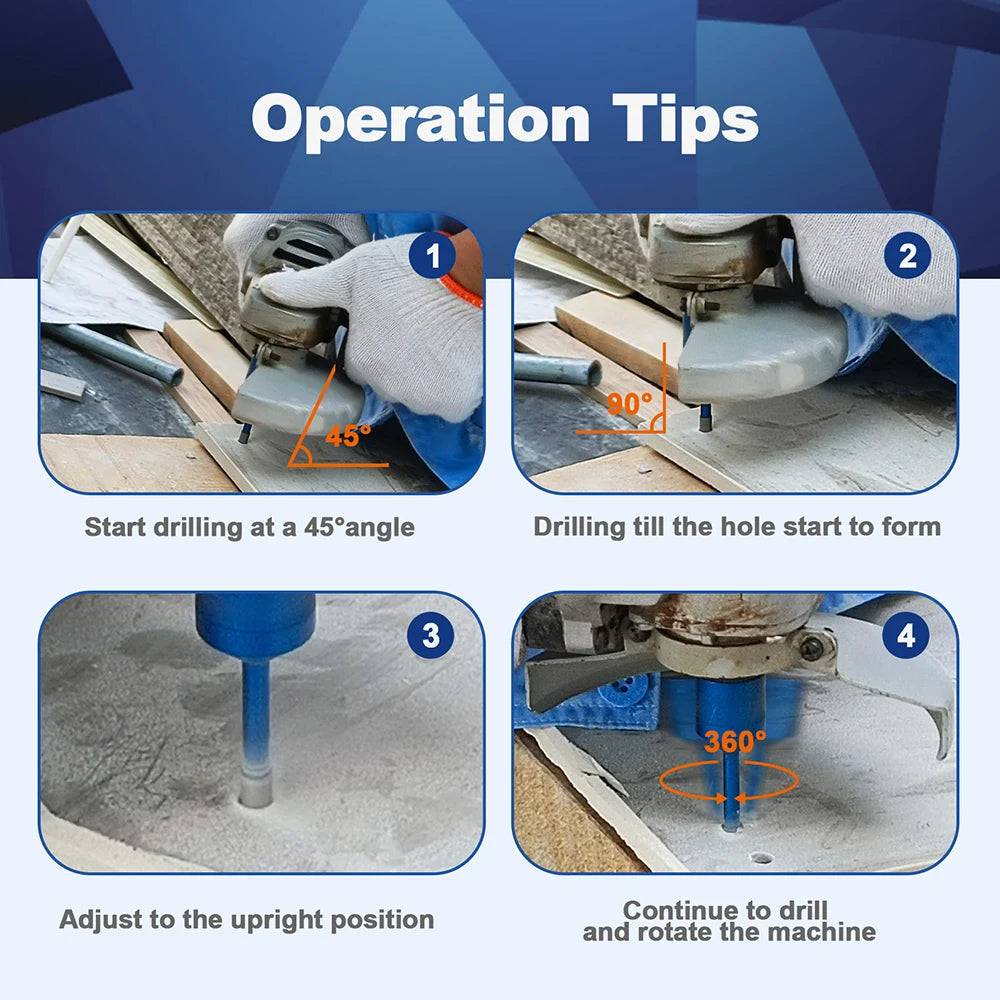 BRSCHNITT-punta diamantata punta centrale per piastrelle granito marmo pietra sega a tazza foratura porcellana Cutter 1 pz otwornice do gresu otwornice do gresu fresa a tazza per mattonelle otwornice