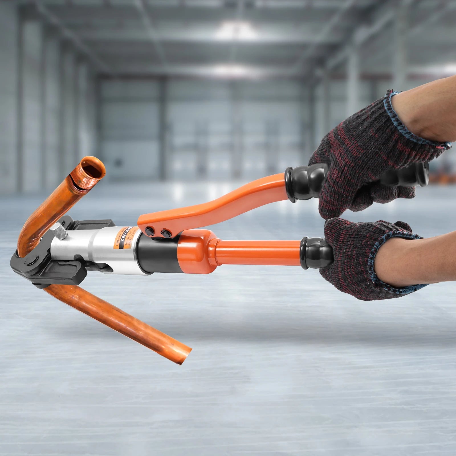 Raccordi per tubi idraulici in rame Pinze per crimpare tubi CW-1632 PEX -V /-M (5 matrici -12, 15, 18, 22, 28) -TH