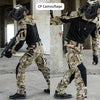 T-shirt da combattimento militare multicam mimetica CP dell'esercito americano Camicia tattica da uomo Airsoft Paintball Abbigliamento da caccia da campeggio