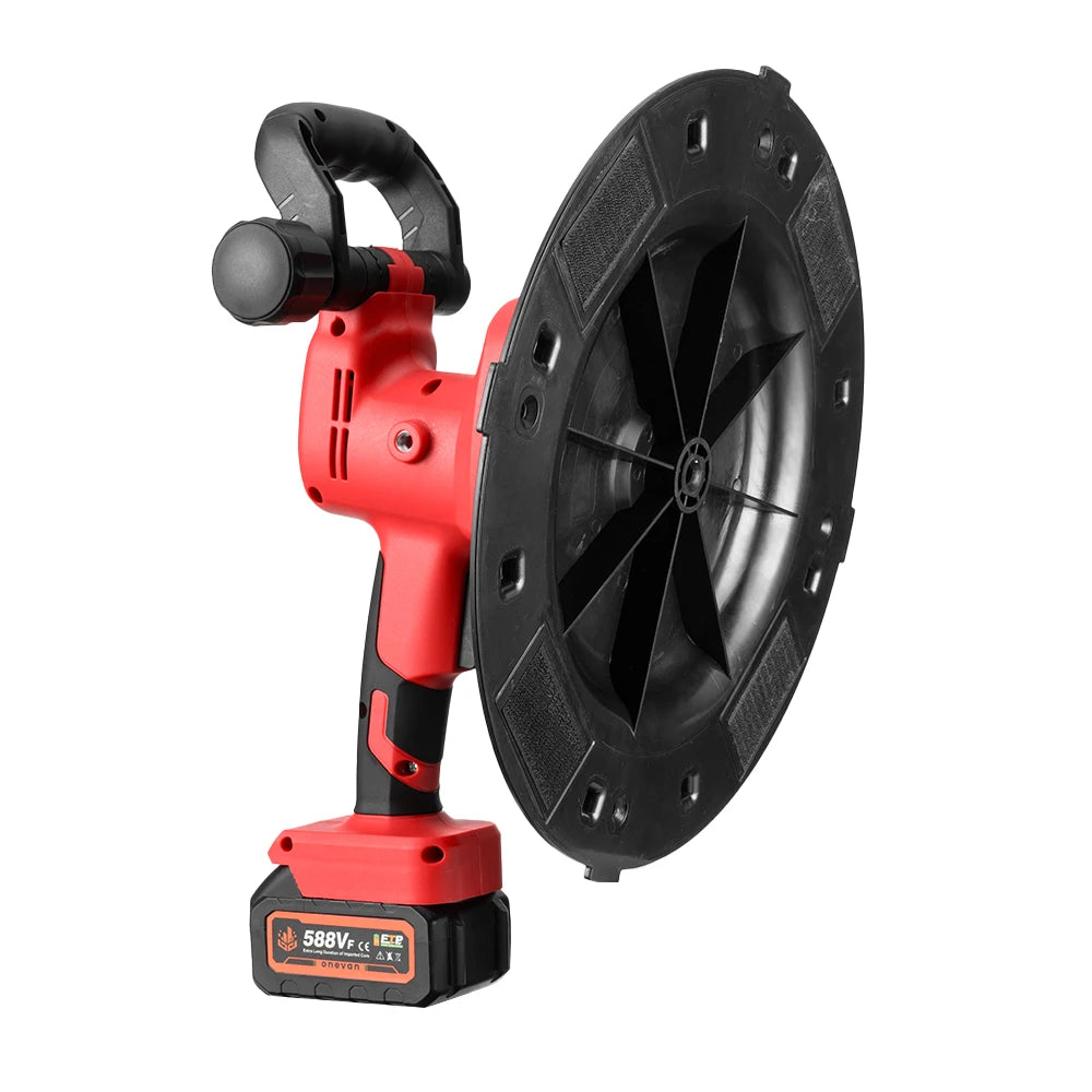 ONEVAN Brushless 380MM Levigatrice per cartongesso Levigatrice da parete Levigatrice da parete a velocità variabile Lucidatrice da muro per utensili elettrici 21V 18V