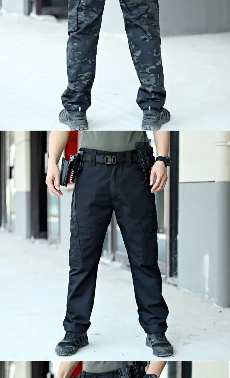Nuovi pantaloni da lavoro tattici da uomo pantaloni cargo da esterno pantaloni multitasche impermeabili autunno primavera pantaloni da escursionismo da lavoro all'aperto
