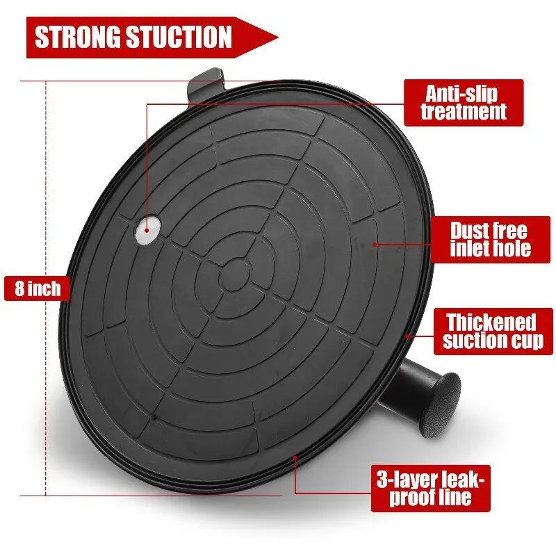 Sollevatore per piastrelle con ventosa sottovuoto HERZO da 200 mm per carichi pesanti per piastrelle di vetro di grandi dimensioni