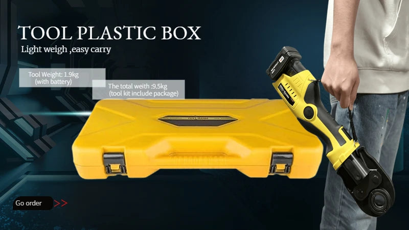 Idraulici a batteria Mascella industriale/fai da te TH/U 16 20 25 26 32mm Strumento di pressatura Pex multistrato Utensili elettrici HVAC alimentati a batteria