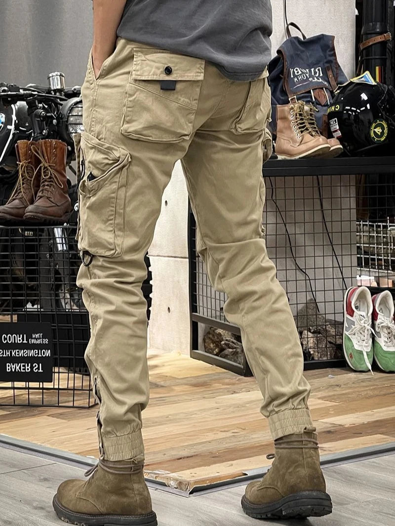 2025 Metropolitan Workwear Pantaloni da uomo con tassello rinforzato Cargos Multi-Tool Loops Conico Caviglia City Explorer Pantaloni M-4XL