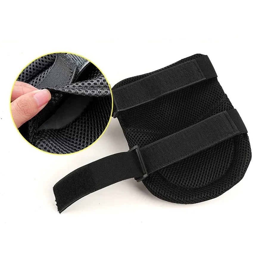 Set di gomitiere per ginocchiere tattiche militari, guscio esterno robusto, fodera interna confortevole, chiusura a scatto adatta per il ciclismo