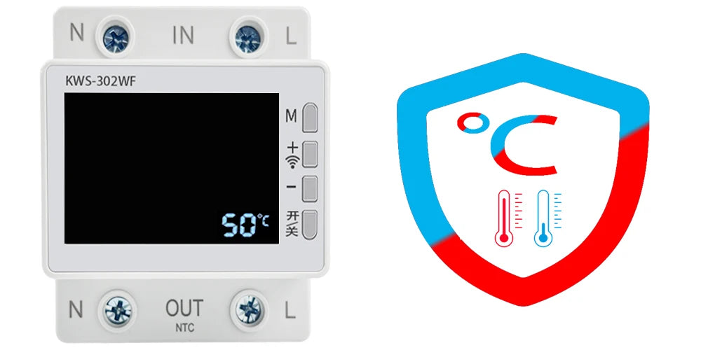 63A Tuya WIFI Smart Life Misuratore di tensione AC170-270V Wattmetro di corrente Misuratore di consumo di elettricità KWH Misuratore di energia di potenza