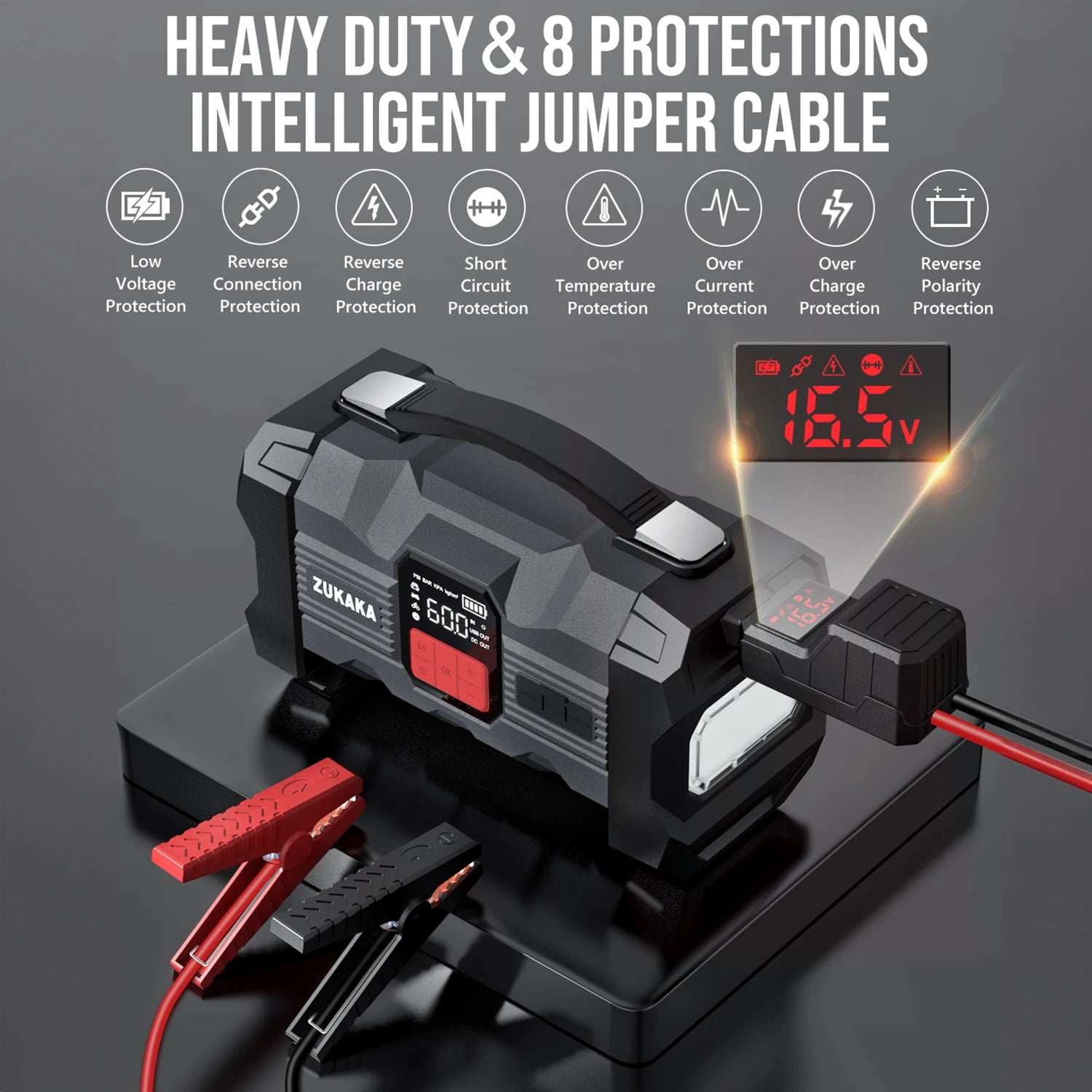 26800mAh Auto Salto di Avviamento Accumulatori E Caricabatterie Di Riserva Compressore D'aria Portatile Pompa di Gonfiaggio Stazione di Potere 4250A Batteria Avviamento Auto Booster