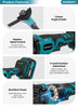 YOFIDRA 125 millimetri Brushless Smerigliatrice Angolare 3 Ingranaggi Rettificatrice Lucidatura Taglio Strumento di Lavorazione Del Legno Per Makita 18V Batteria Spille